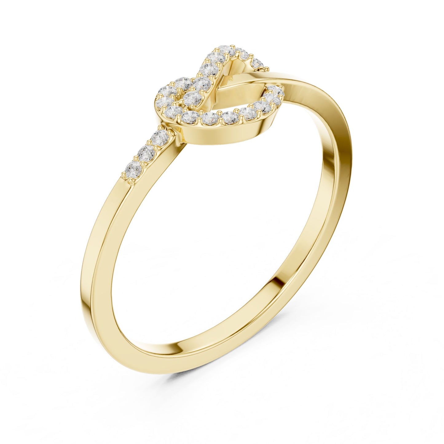 Women's Heart Lab Grown Diamond Halo Ring