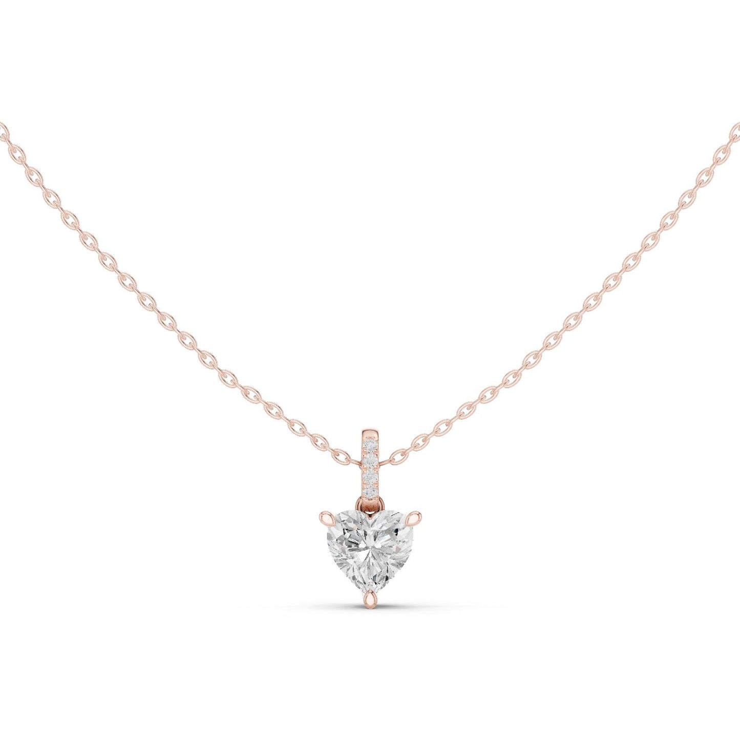 Heart Lab Grown Diamond Pendant