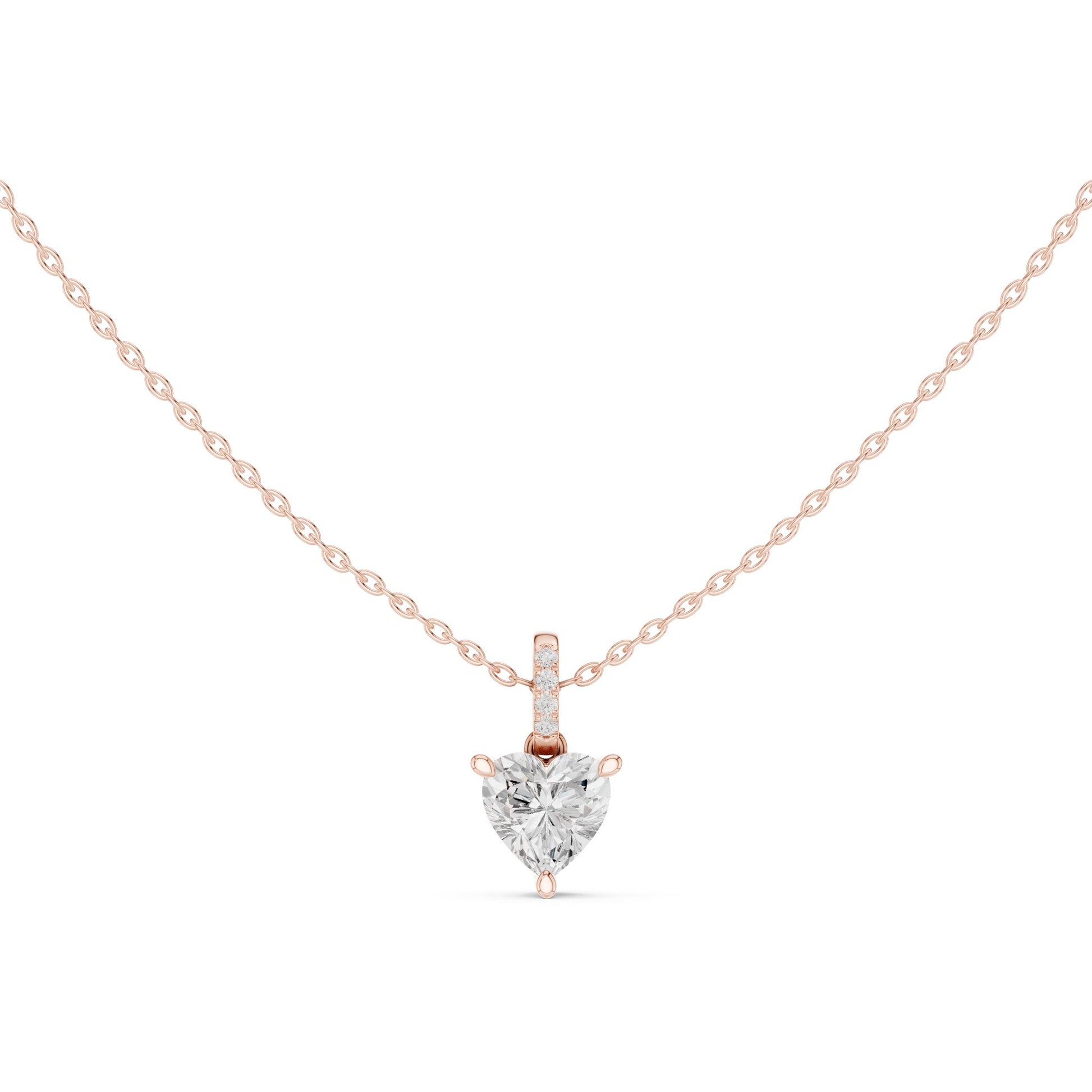 Heart Lab Grown Diamond Pendant