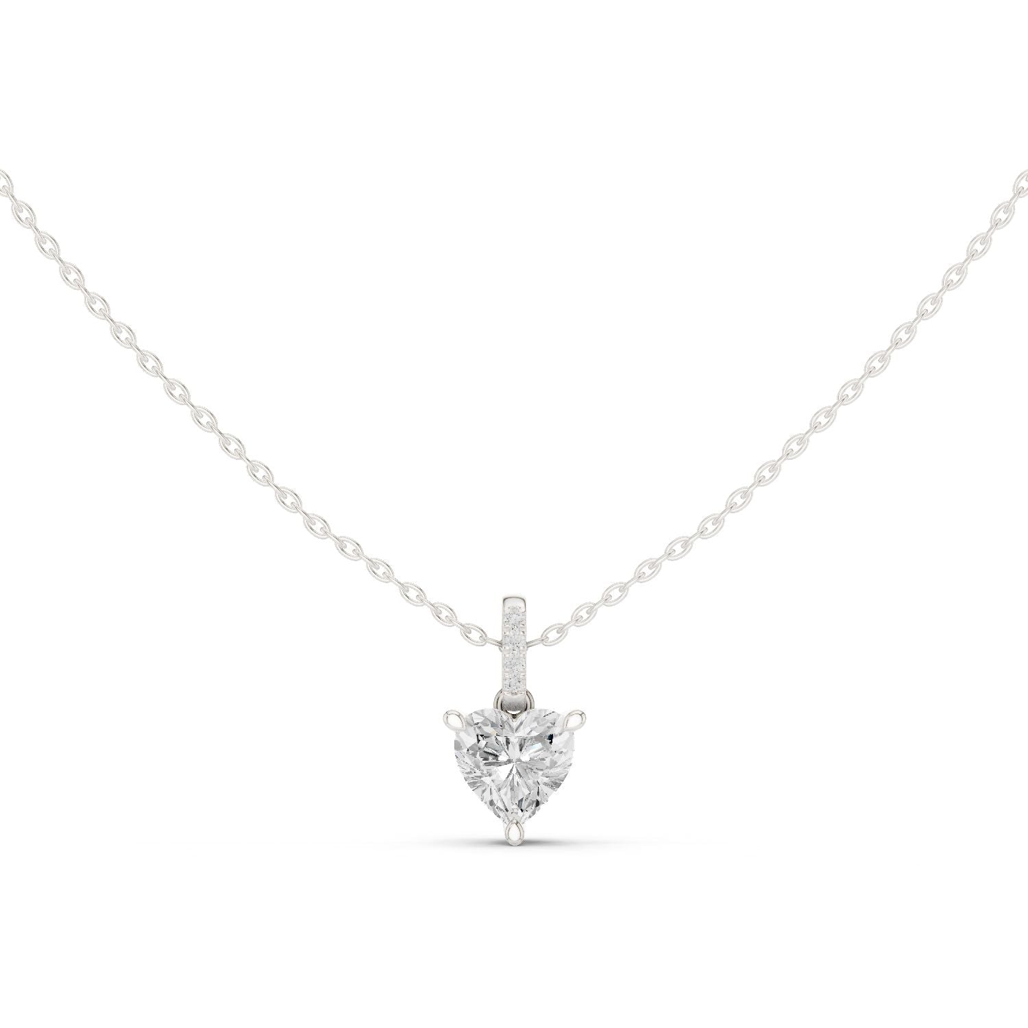 Heart Lab Grown Diamond Pendant