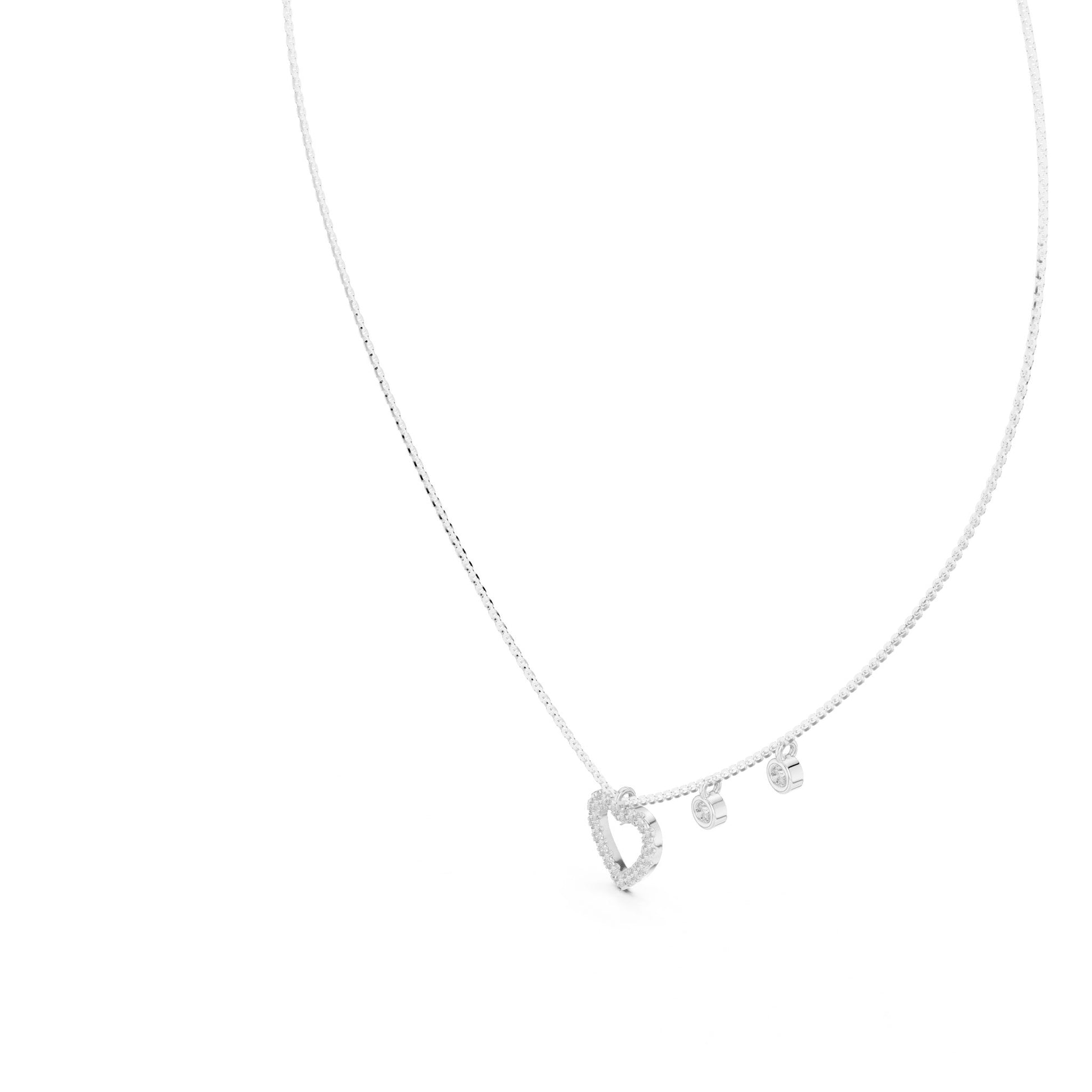 Heart Lab Grown Diamond Pendant