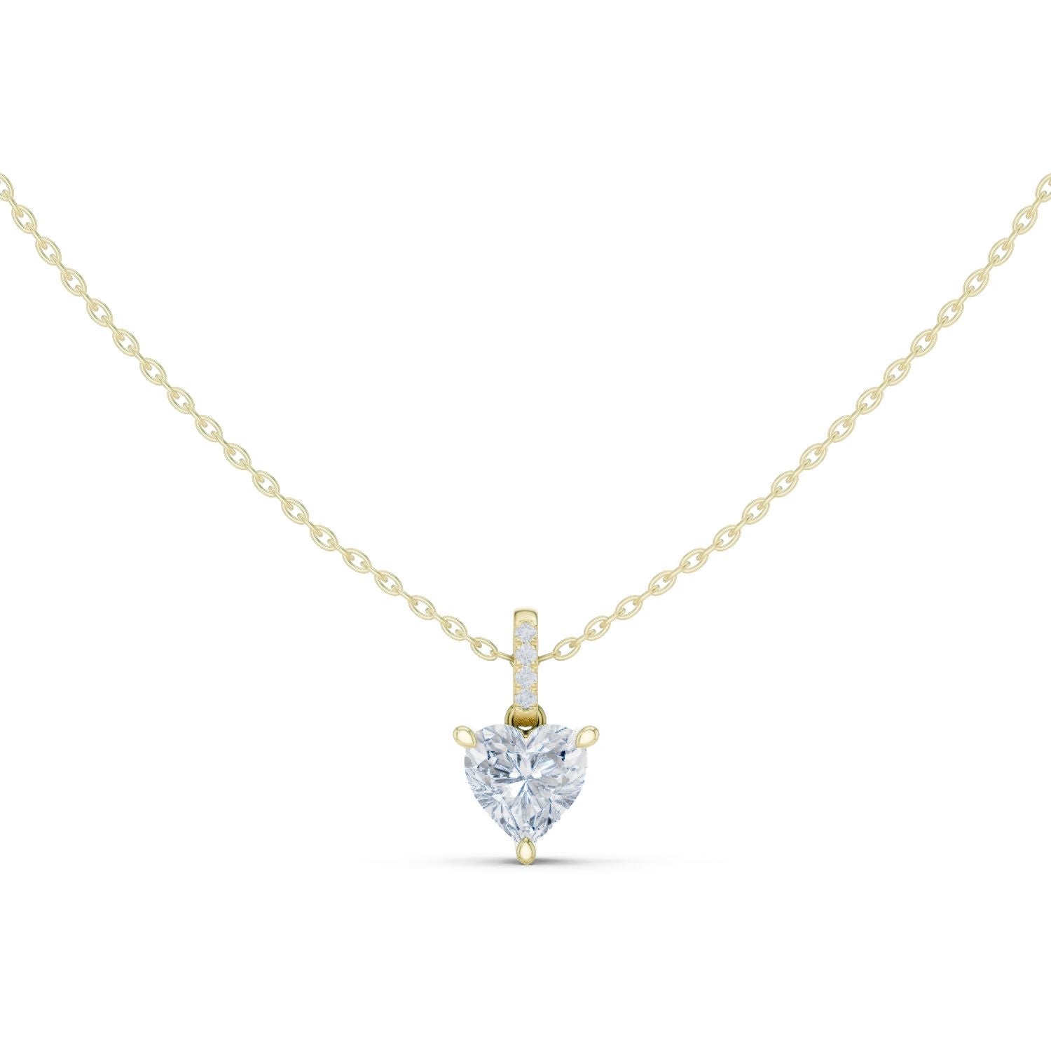 Heart Lab Grown Diamond Pendant