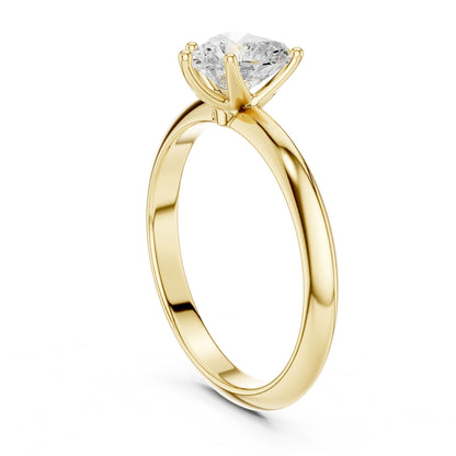 Heart Lab Grown Diamond Solitaire Engagement Ring
