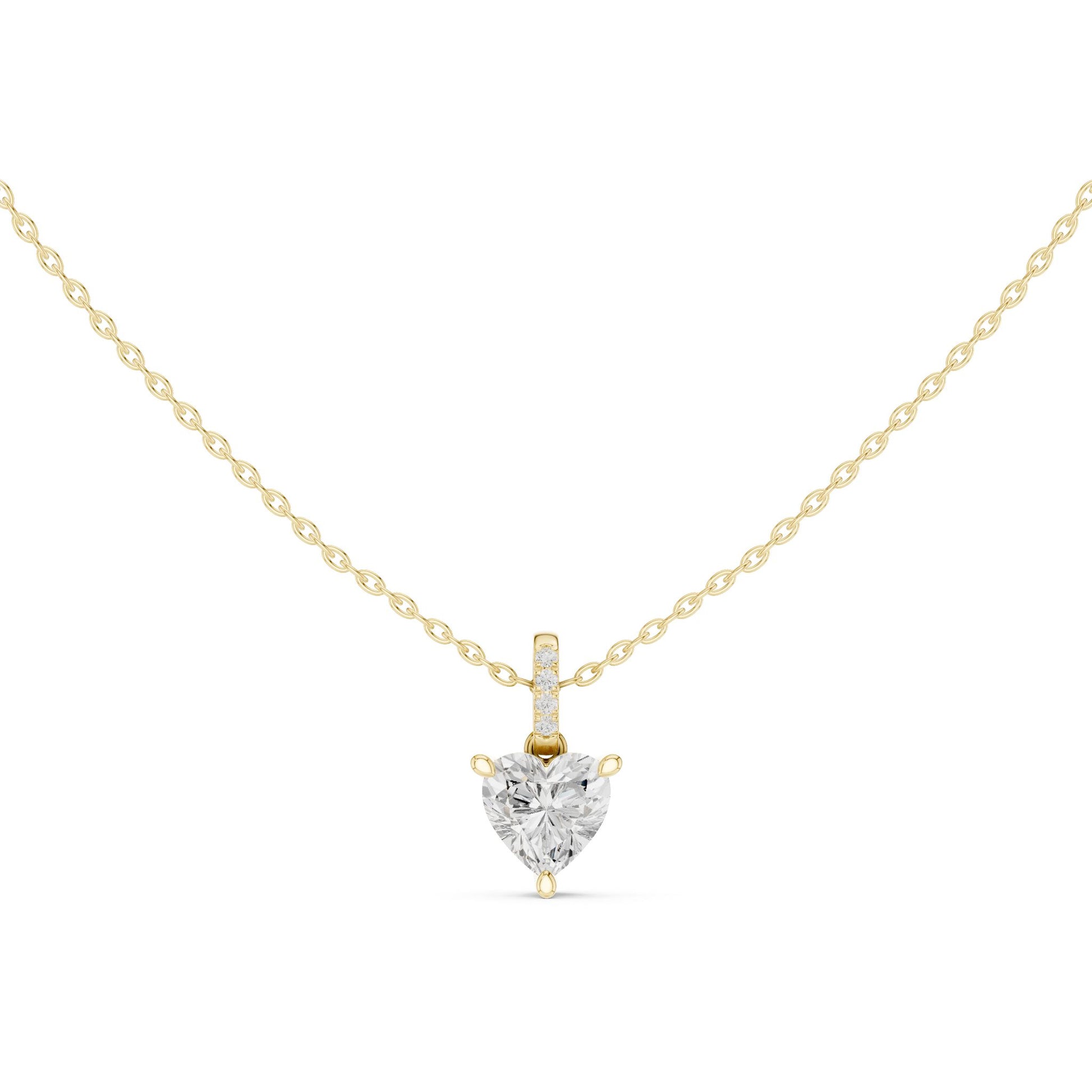 Heart Lab Grown Diamond Pendant