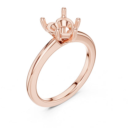 Heart Lab Grown Diamond Solitaire Engagement Ring