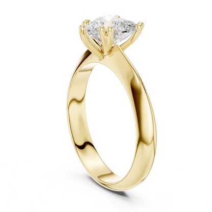 Heart Lab Grown Diamond Solitaire Engagement Ring