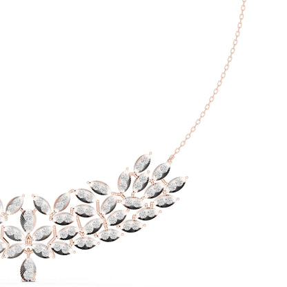 Marquise Lab Grown Diamond Cluster Pendant