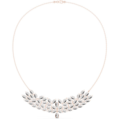 Marquise Lab Grown Diamond Cluster Pendant