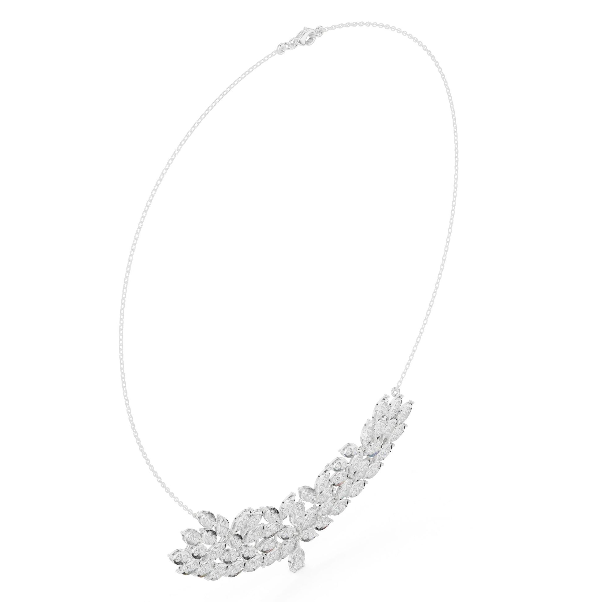 Marquise Lab Grown Diamond Cluster Pendant