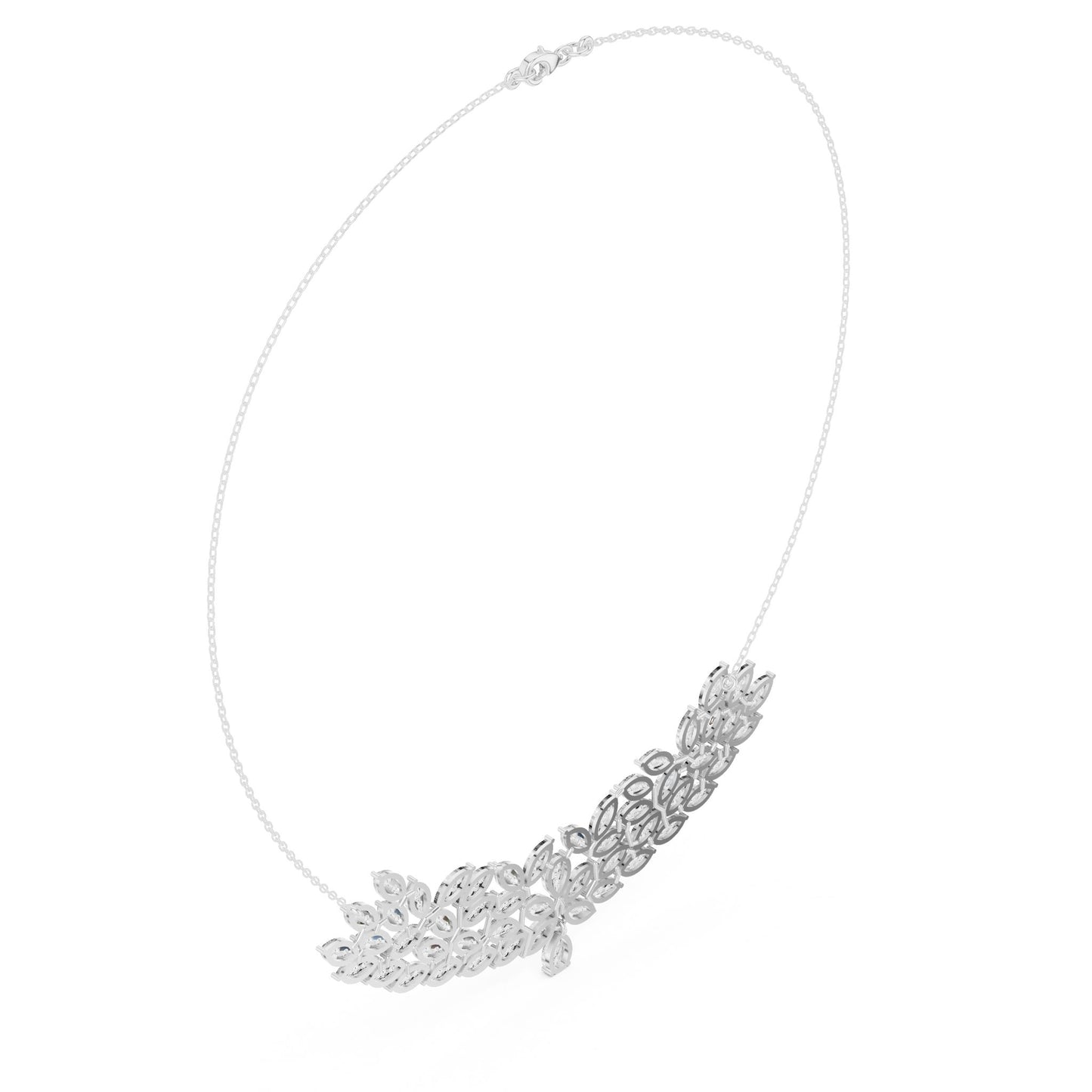 Marquise Lab Grown Diamond Cluster Pendant