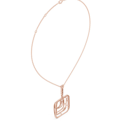 Marquise Lab Grown Diamond Halo Pendant