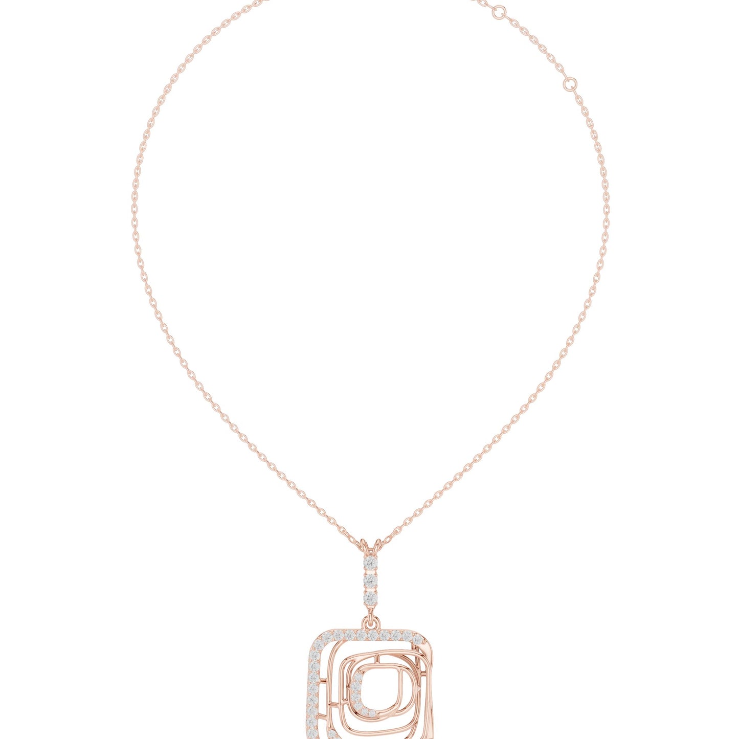 Marquise Lab Grown Diamond Halo Pendant