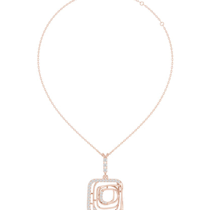 Marquise Lab Grown Diamond Halo Pendant