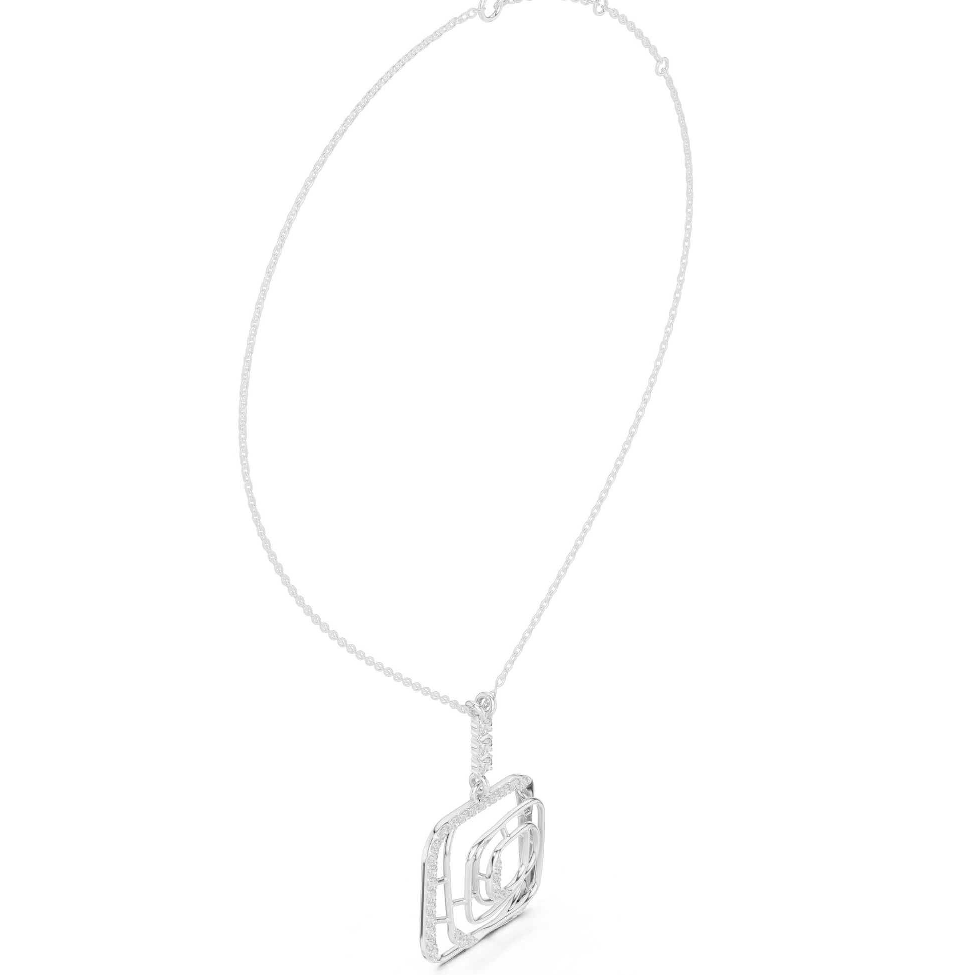 Marquise Lab Grown Diamond Halo Pendant