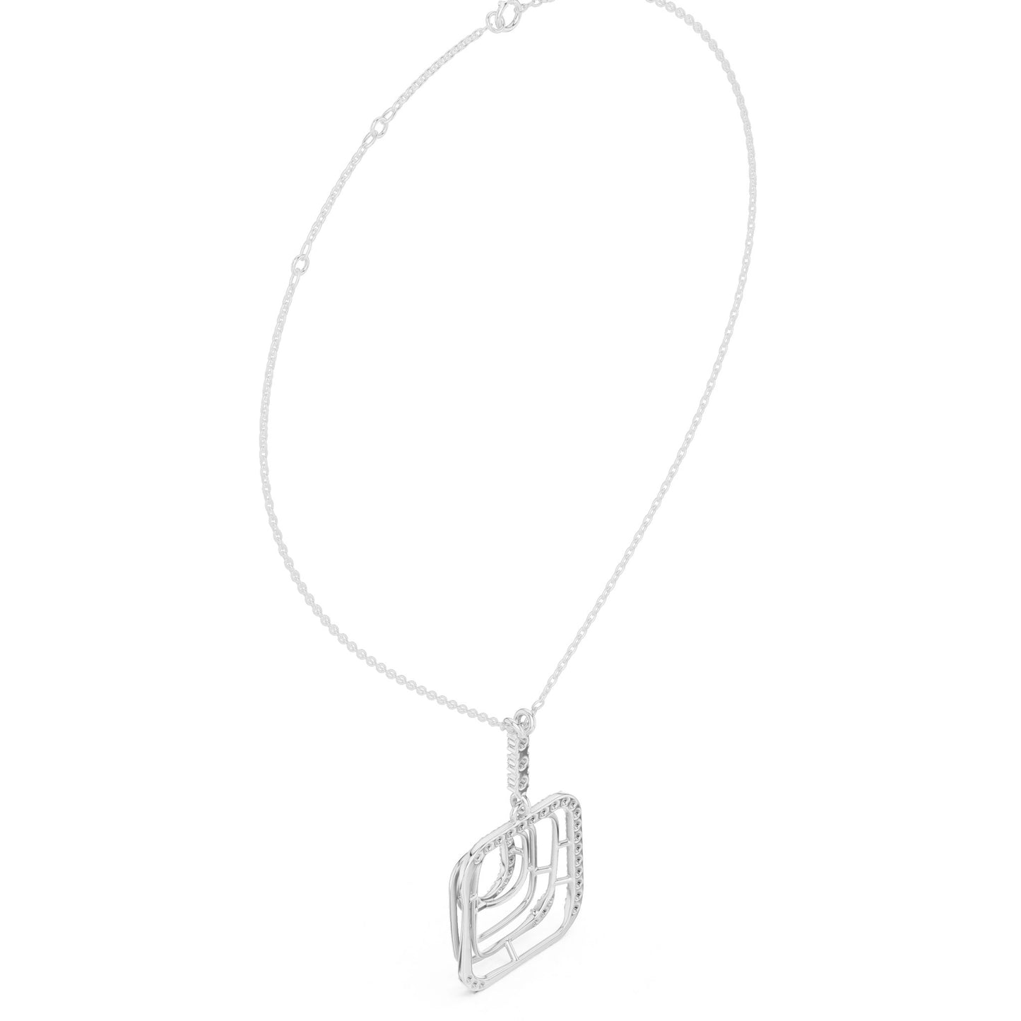 Marquise Lab Grown Diamond Halo Pendant
