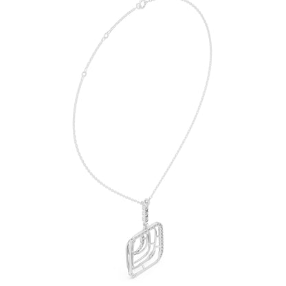 Marquise Lab Grown Diamond Halo Pendant