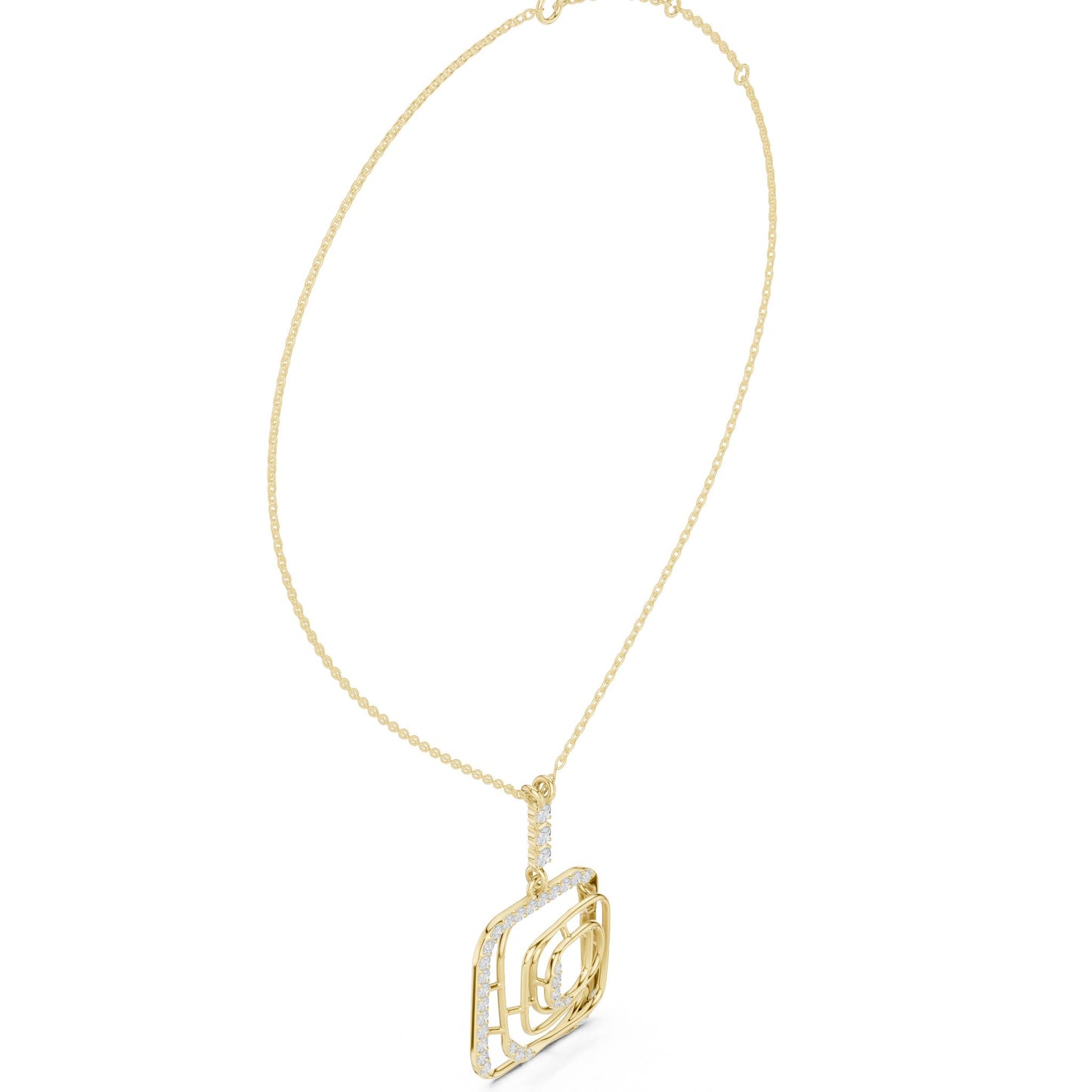 Marquise Lab Grown Diamond Halo Pendant