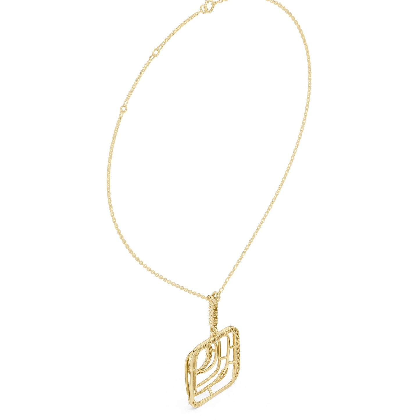 Marquise Lab Grown Diamond Halo Pendant