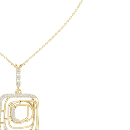 Marquise Lab Grown Diamond Halo Pendant