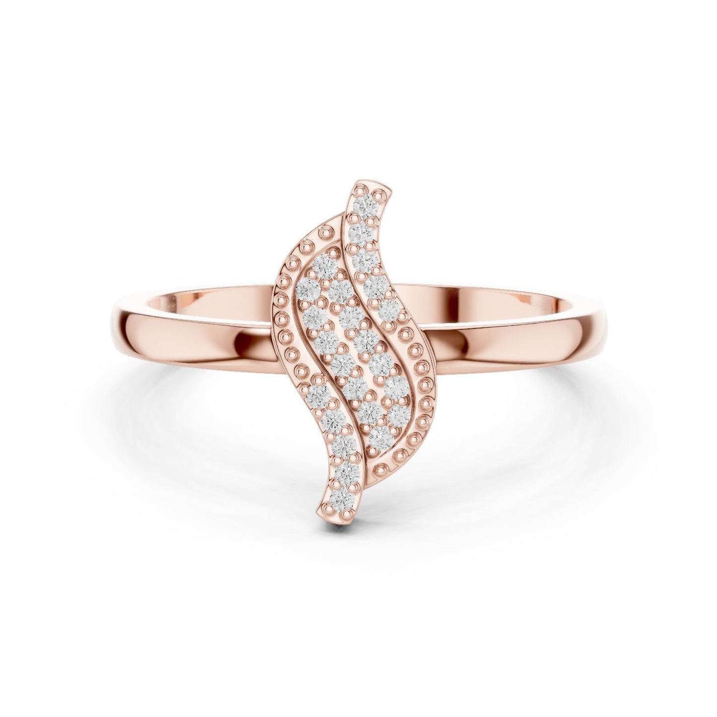 Marquise Lab Grown Diamond Pave Engagement Ring