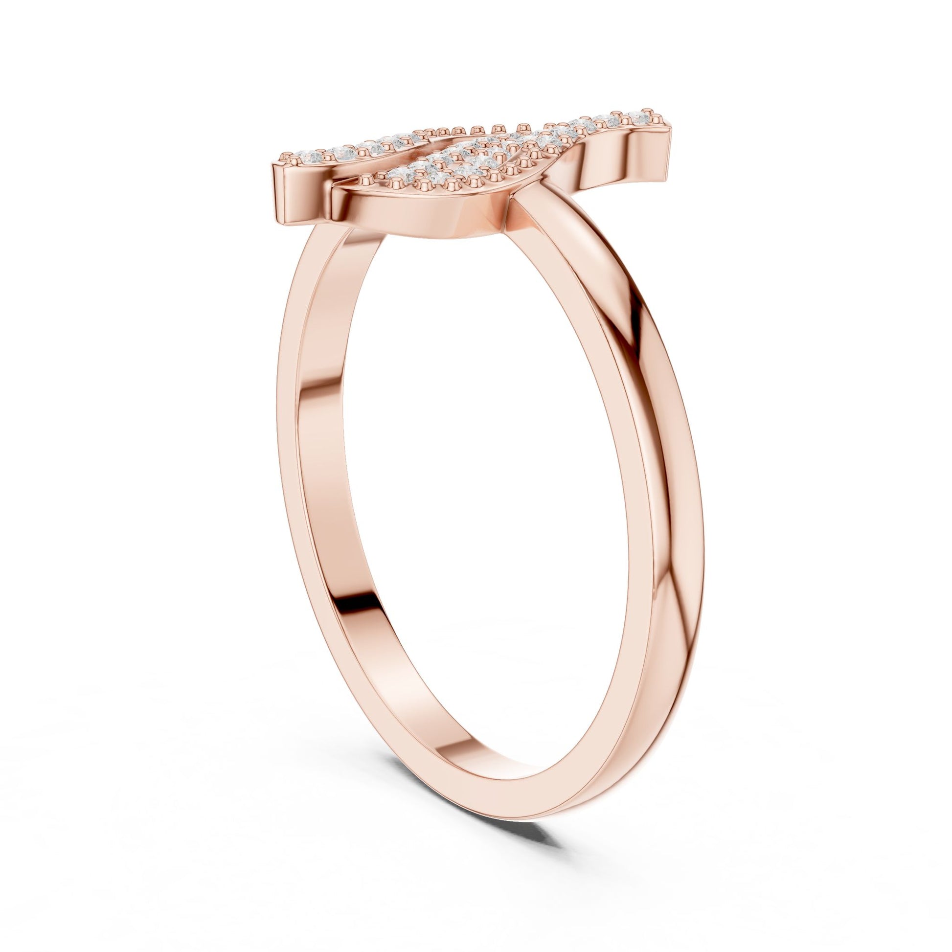 Marquise Lab Grown Diamond Pave Engagement Ring