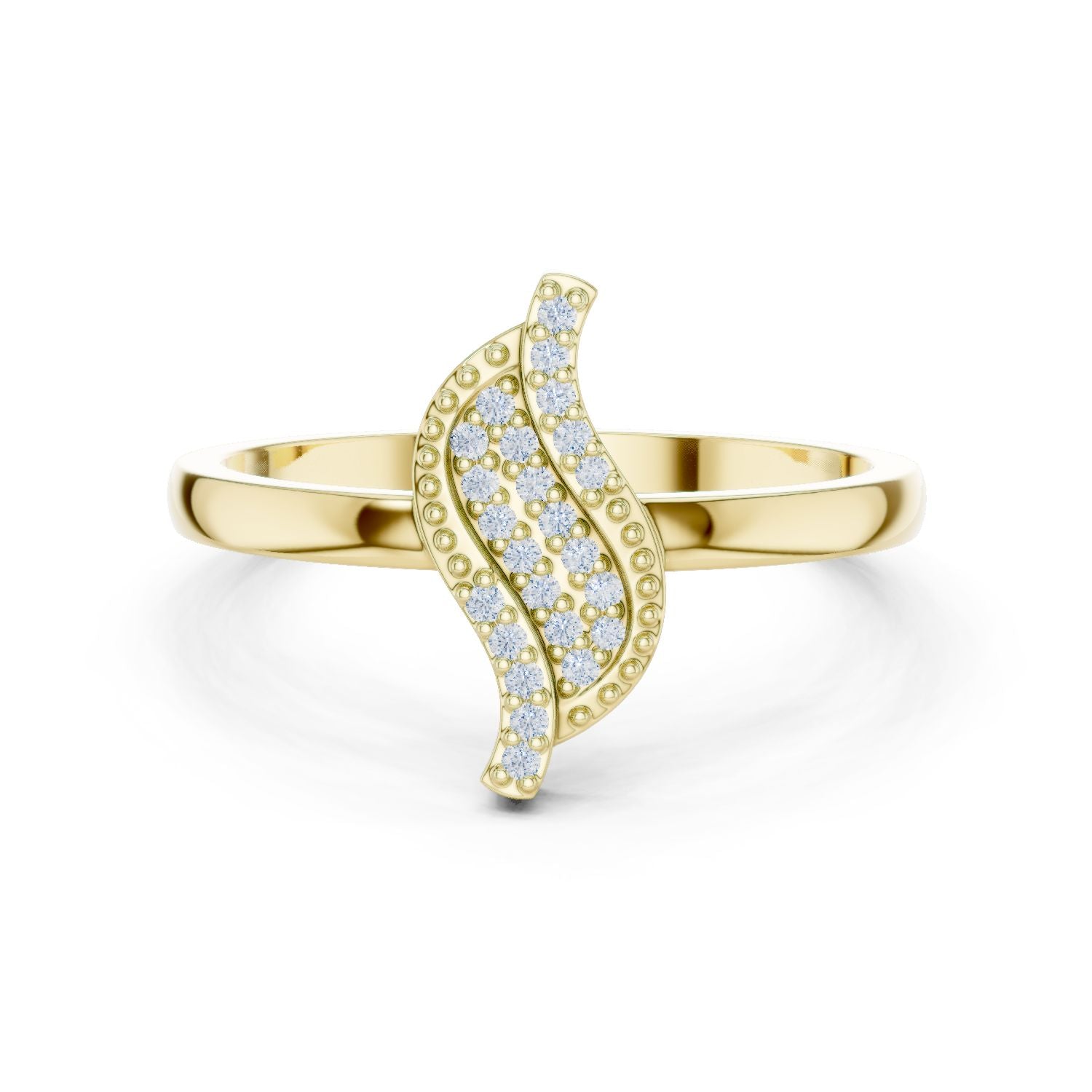 Marquise Lab Grown Diamond Pave Engagement Ring