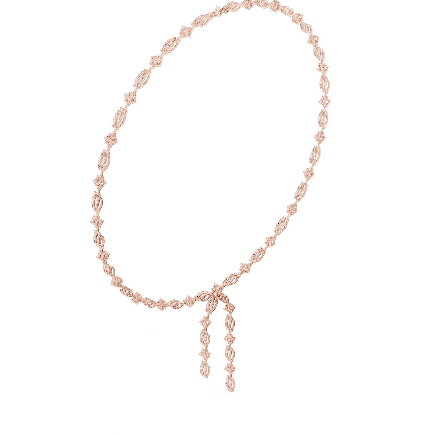 Marquise Lab Grown Diamond Side-Stone Pendant