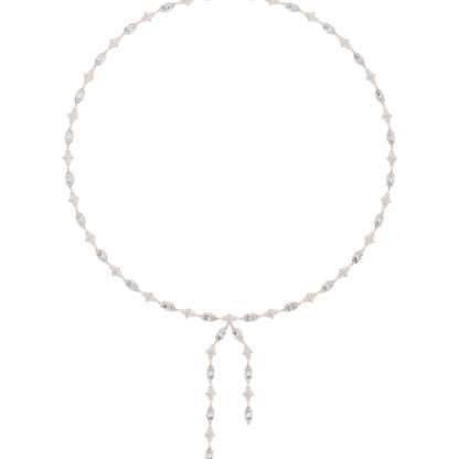 Marquise Lab Grown Diamond Side-Stone Pendant