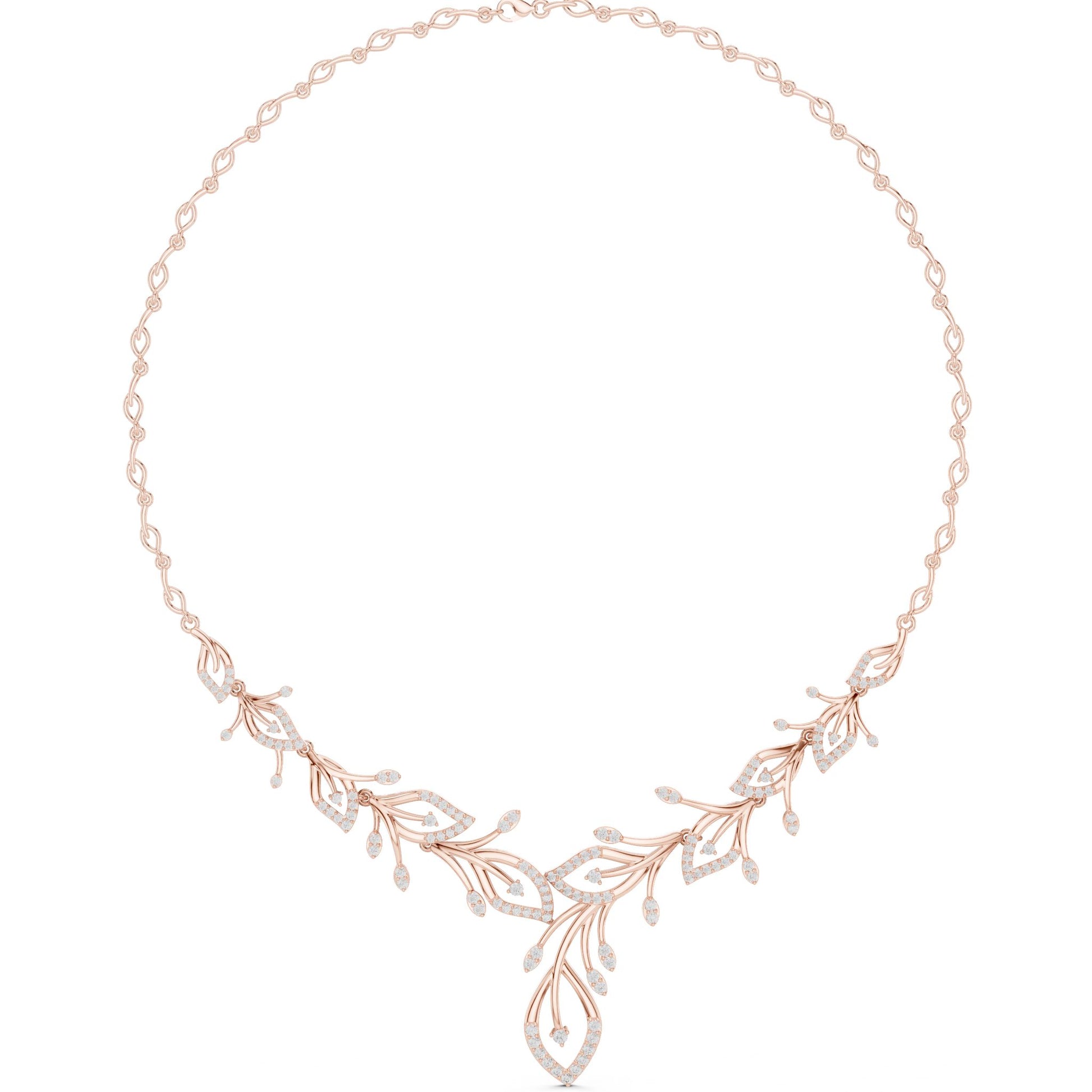 Marquise Lab Grown Diamond Side-Stone Pendant