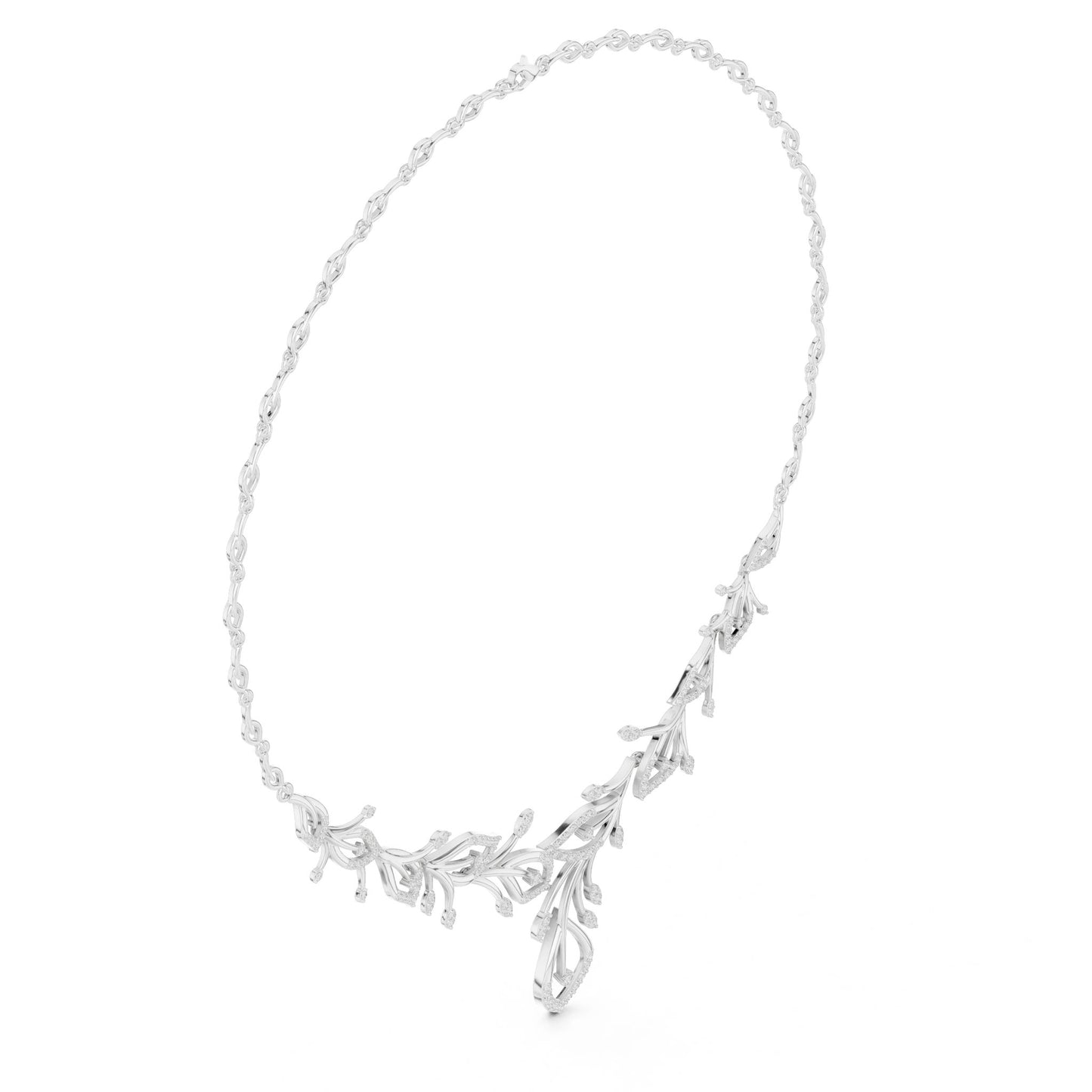 Marquise Lab Grown Diamond Side-Stone Pendant