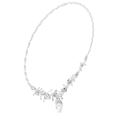 Marquise Lab Grown Diamond Side-Stone Pendant