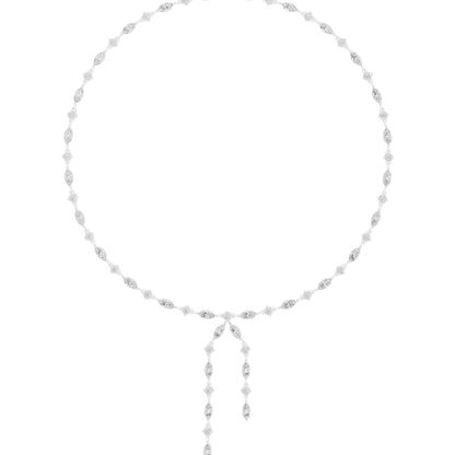 Marquise Lab Grown Diamond Side-Stone Pendant