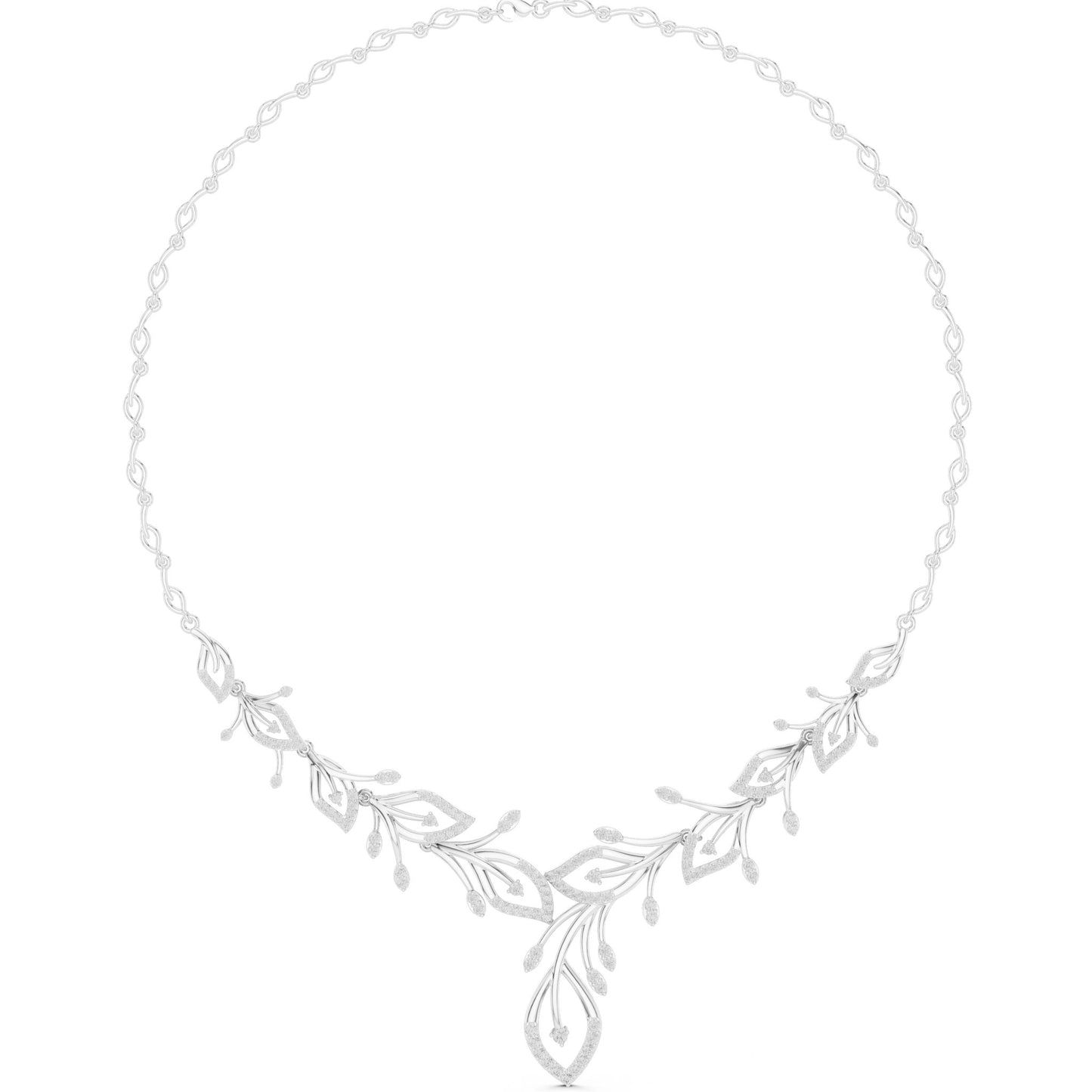Marquise Lab Grown Diamond Side-Stone Pendant