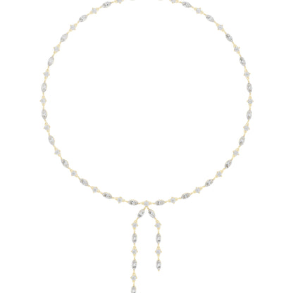 Marquise Lab Grown Diamond Side-Stone Pendant