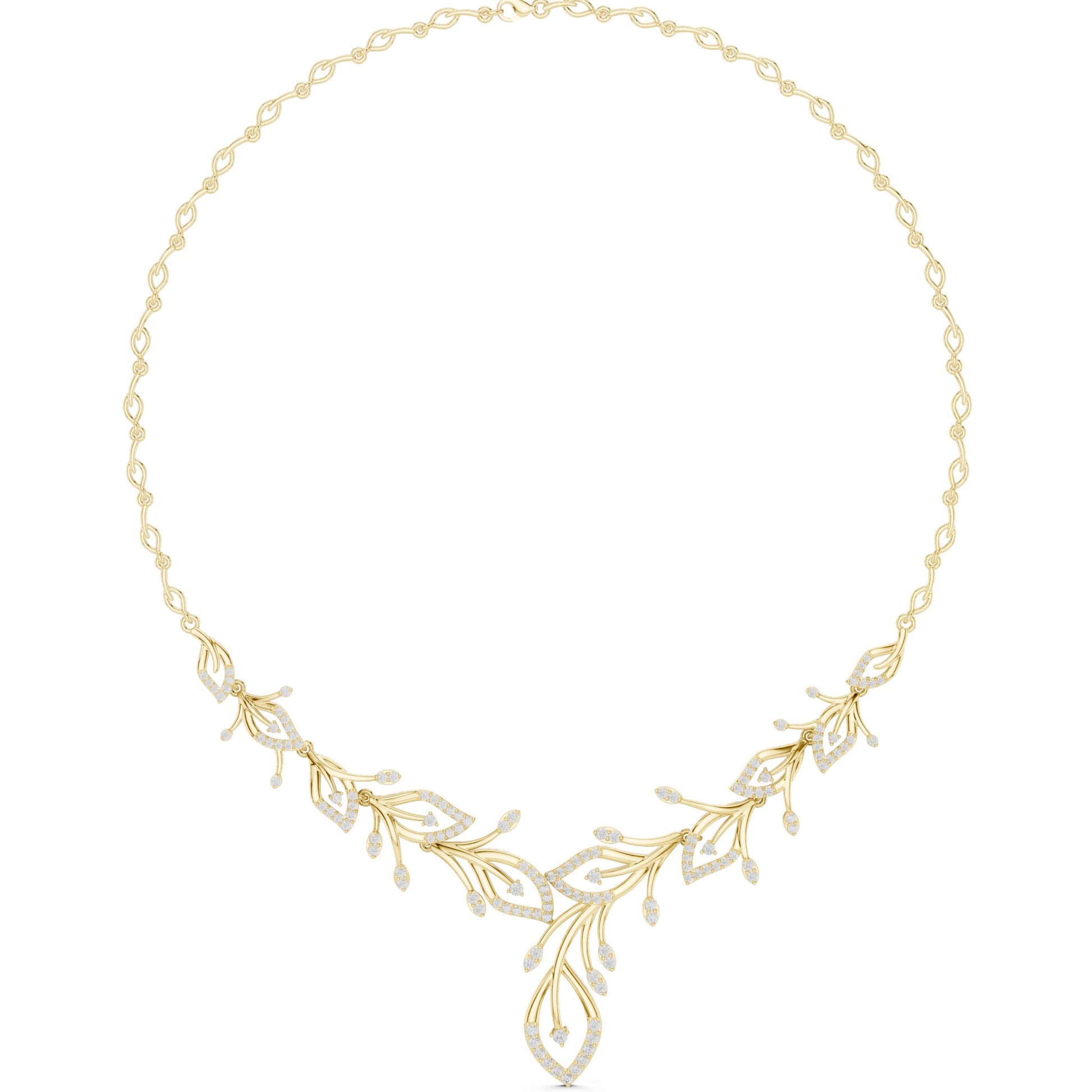 Marquise Lab Grown Diamond Side-Stone Pendant
