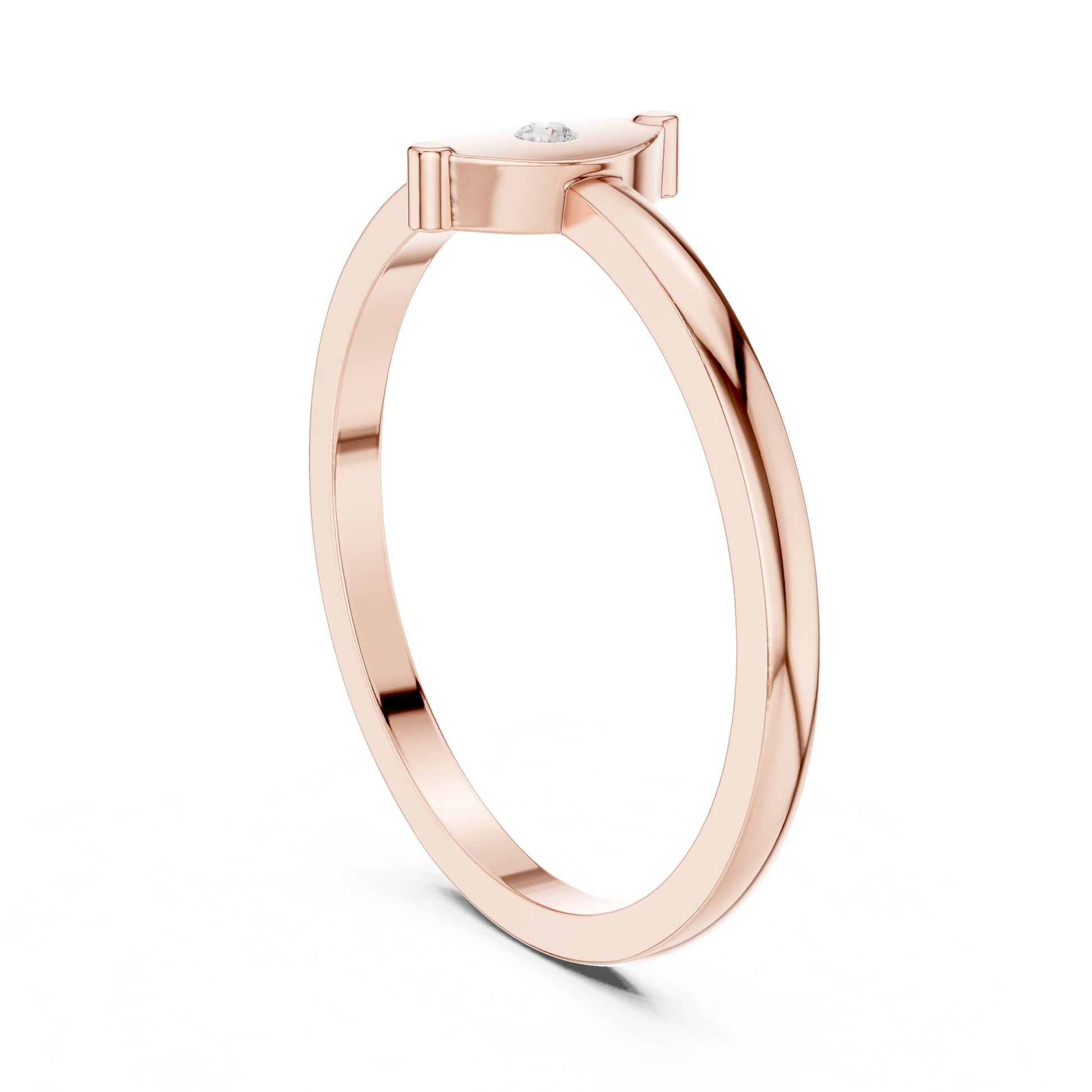 Marquise Lab Grown Diamond Solitaire Engagement Ring