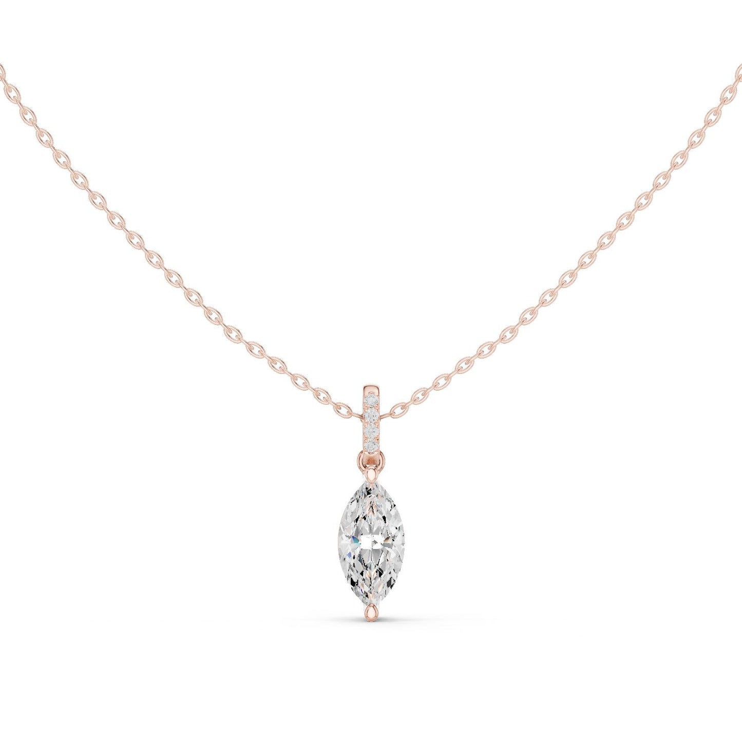 Marquise Lab Grown Diamond Pendant