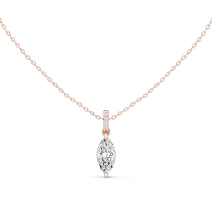 Marquise Lab Grown Diamond Pendant