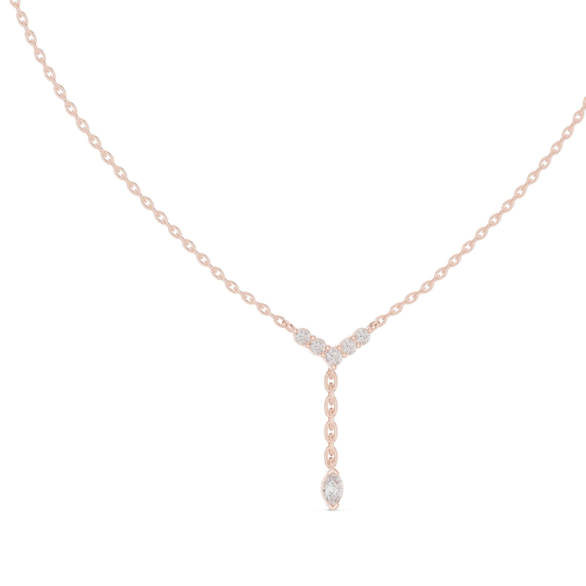 Marquise Lab Grown Diamond Pendant