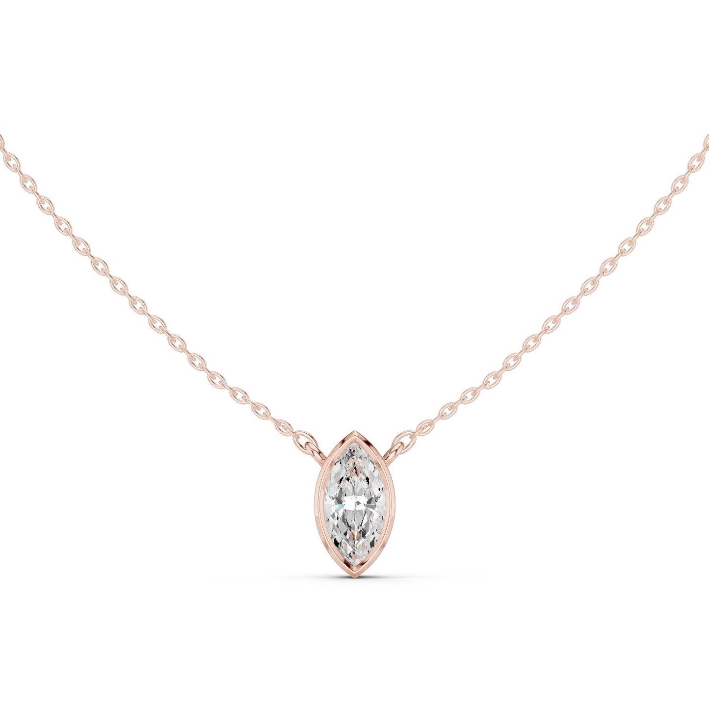 Marquise Lab Grown Diamond Pendant