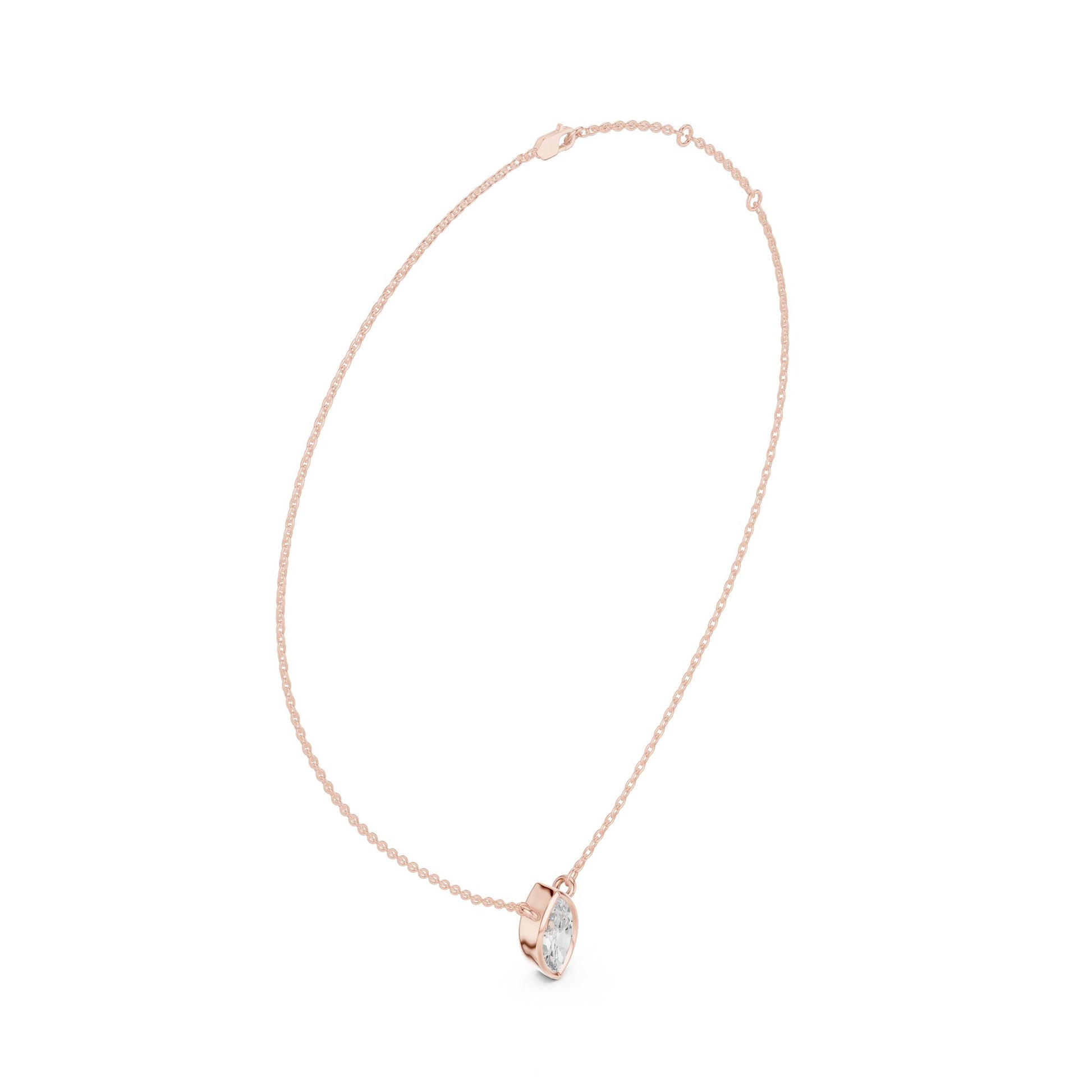 Marquise Lab Grown Diamond Pendant