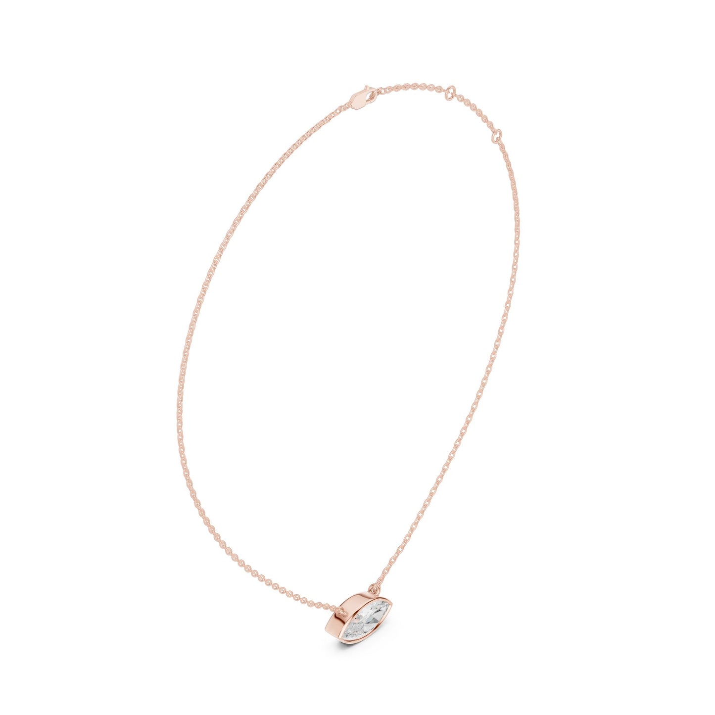 Marquise Lab Grown Diamond Pendant