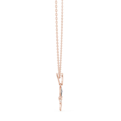 Marquise Lab Grown Diamond Pendant