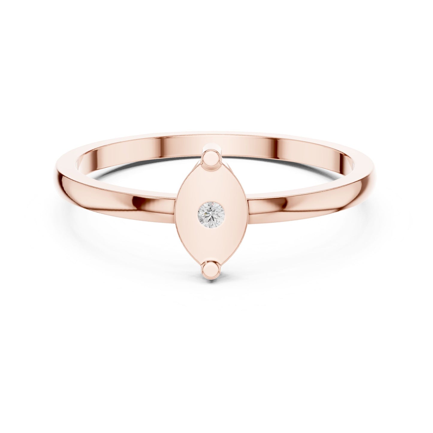 Marquise Lab Grown Diamond Solitaire Engagement Ring