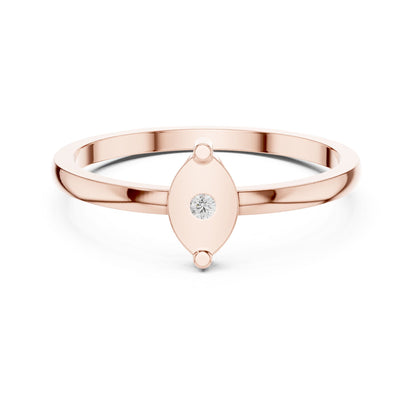 Marquise Lab Grown Diamond Solitaire Engagement Ring