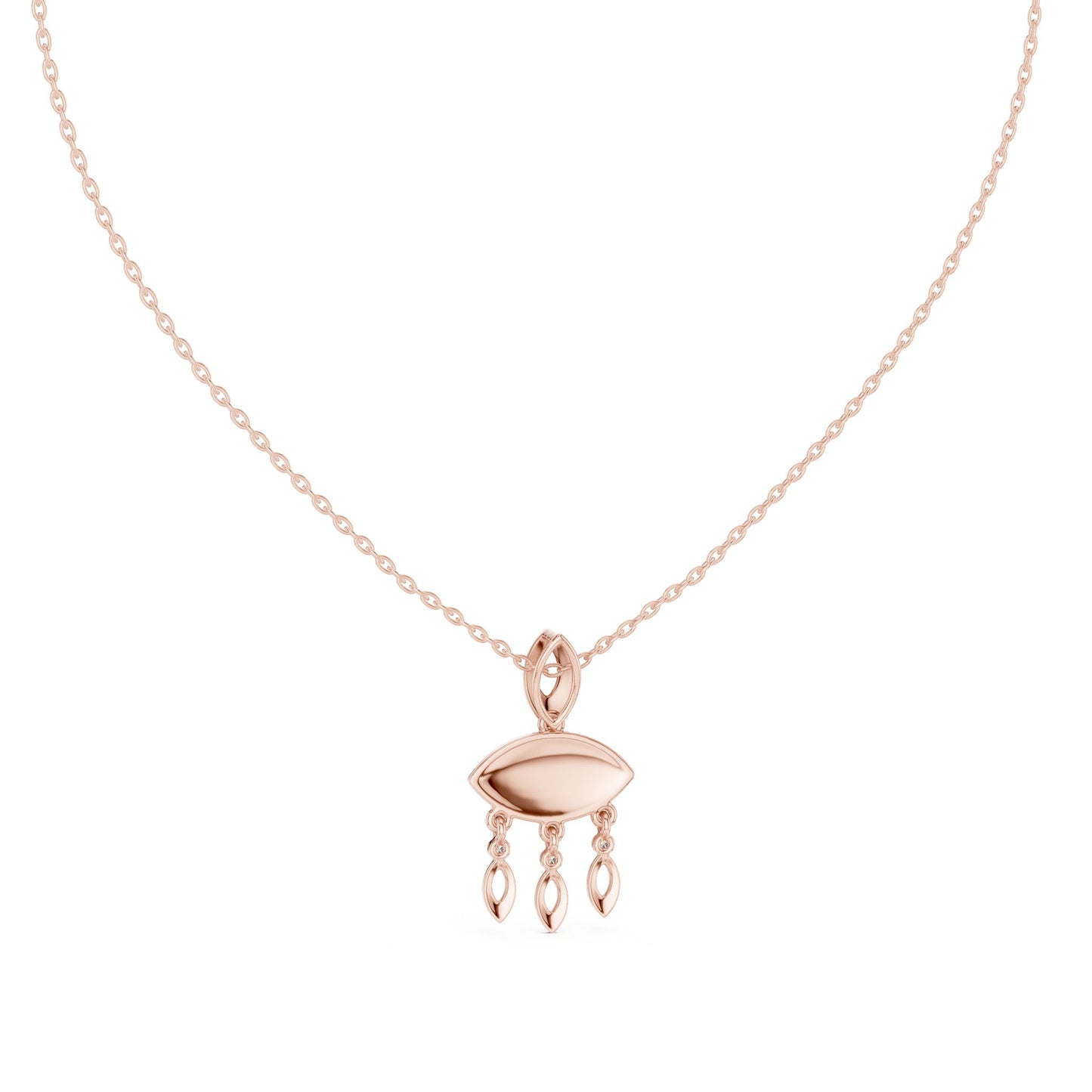 Marquise Lab Grown Diamond Pendant