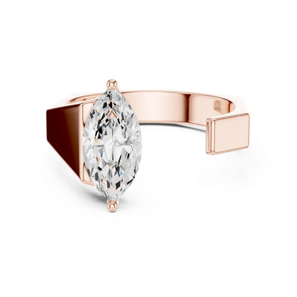 Men's Marquise Lab Grown Diamond Ring