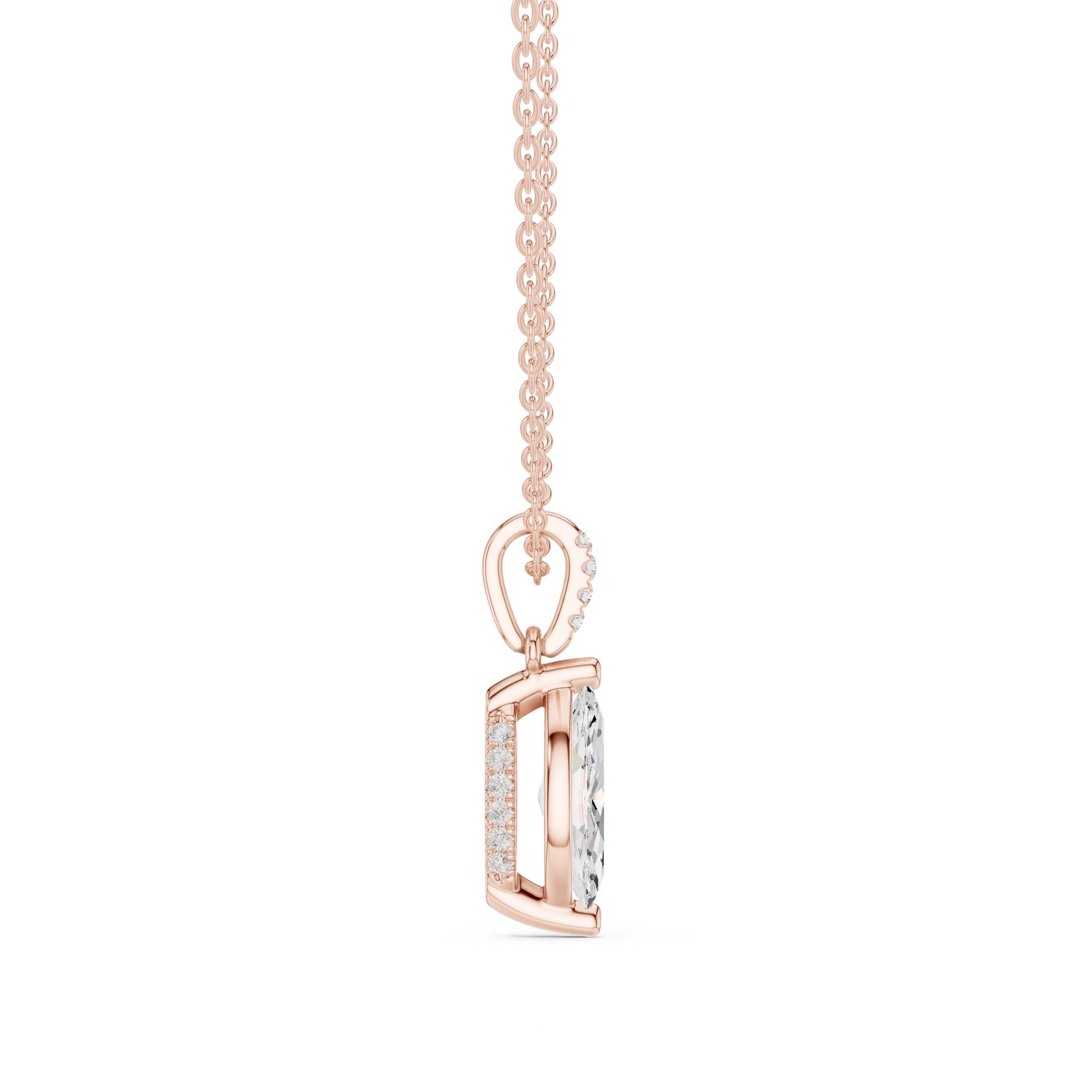 Marquise Lab Grown Diamond Pendant