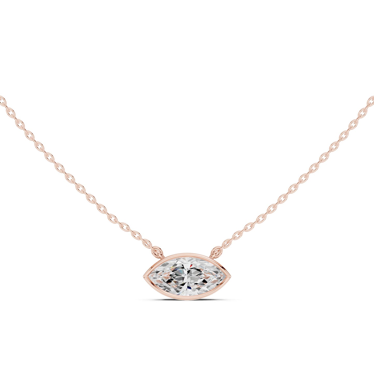 Marquise Lab Grown Diamond Pendant
