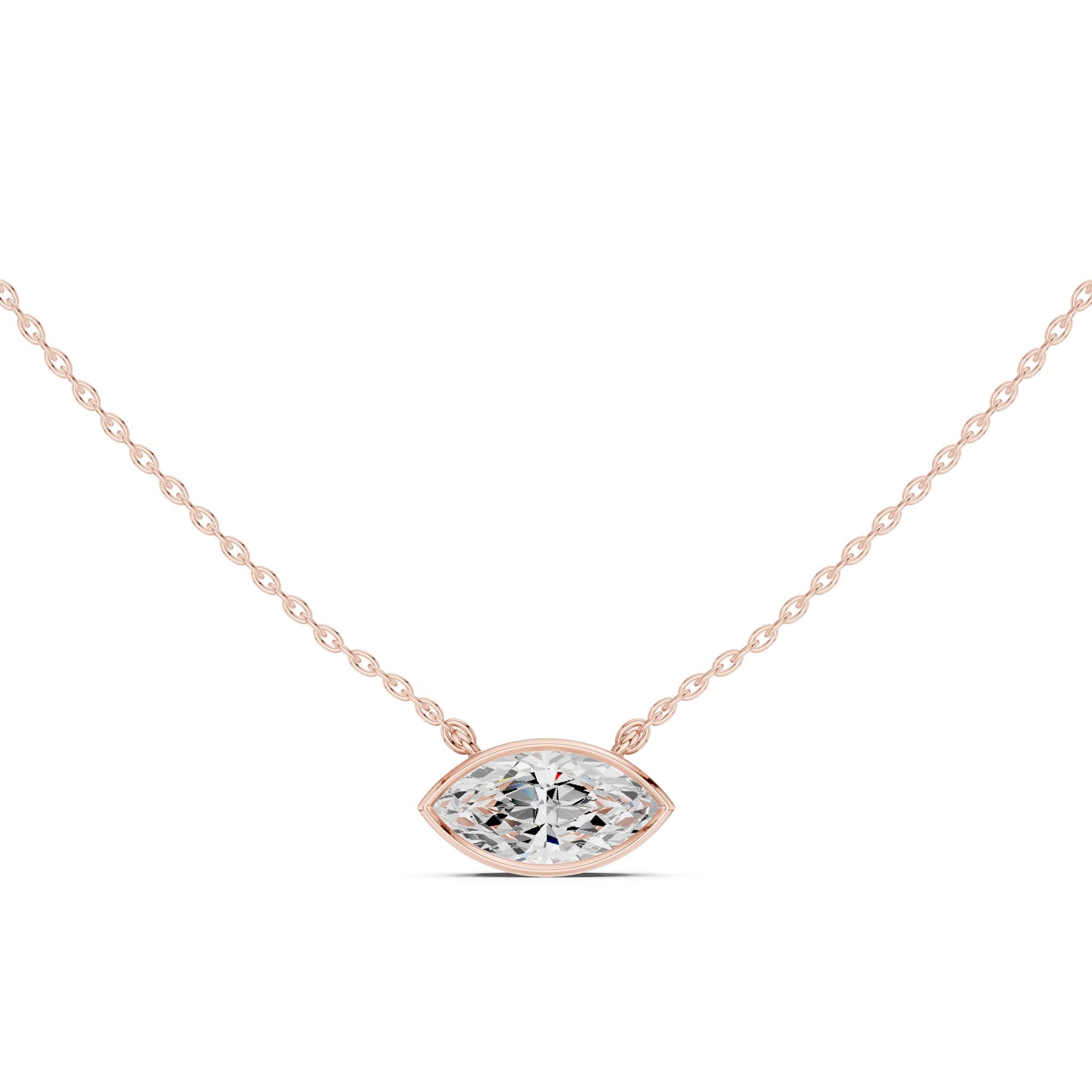 Marquise Lab Grown Diamond Pendant